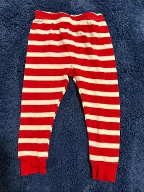 Red & White Striped Baby Leggings